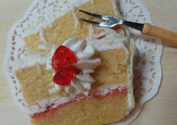 Resep White forest kukus Anti Gagal