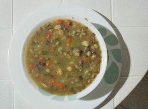 Una foto de Sopa de pira