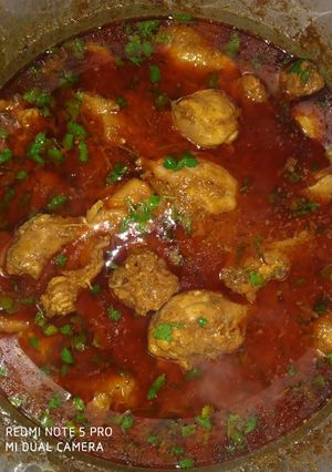 A picture of Chicken korma.
