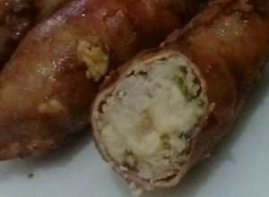 Una foto de Chinchulines rellenos