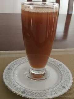 A picture of Fresh Tamarind juice#coconut/tamarind contest.