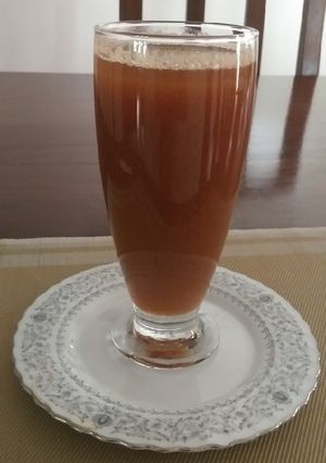 A picture of Fresh Tamarind juice#coconut/tamarind contest.
