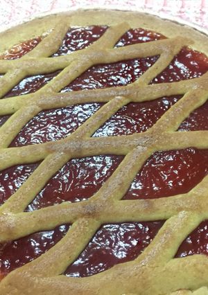 Una foto de Pastafrola de membrillo
