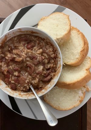 A picture of New Orleans Style Red Beans & Rice (Instant Pot).