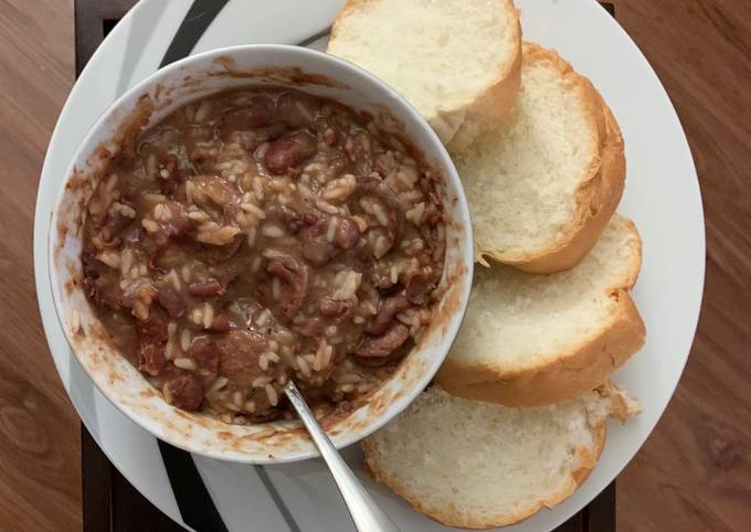 New Orleans Style Red Beans &amp; Rice (Instant Pot)