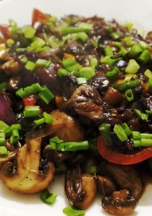 A picture of Stir Fry Mushroom.