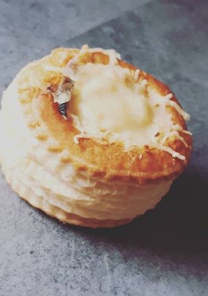 Une photo de Bouche a la reine façon blanquette de poulet