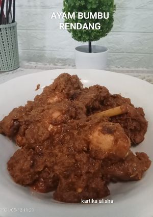 Foto resep Ayam Bumbu Rendang