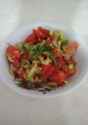 عکسی از دستور سالاد شیرازی