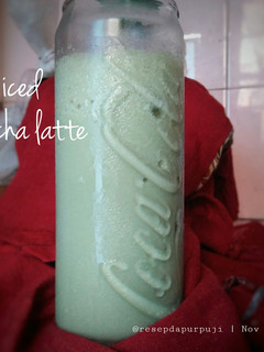 Foto resep Iced matcha latte