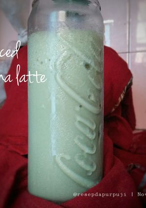 Foto resep Iced matcha latte