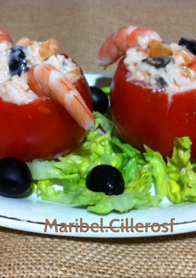 Una foto de Tomates rellenos