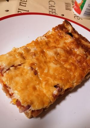 Lusta pizza recept fotója