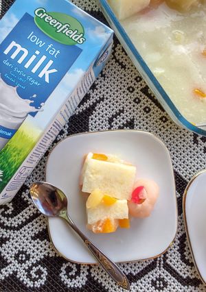 Foto resep Pudding Susu Cocktail