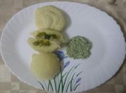A picture of healthy carrot idli