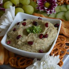 A picture of Baba Ghanoush.