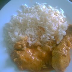 Chicken and rice A picture of Chicken and rice.