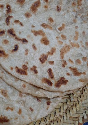 عکسی از دستور نان روغنی محلی بلوچستان