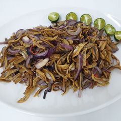 A picture of Chilis Anchovies 香辣江鱼仔.