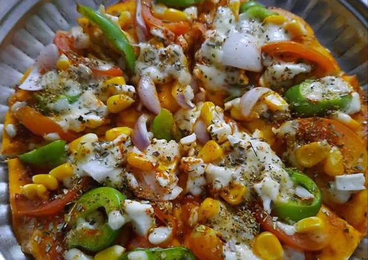Easiest Way to Make Any-night-of-the-week Veg Pizza