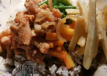 Mudahnya Bikin Nasi Bistik Yummy Mantul