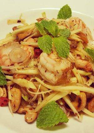 รูปของ ยำมะม่วงกุ้งสด