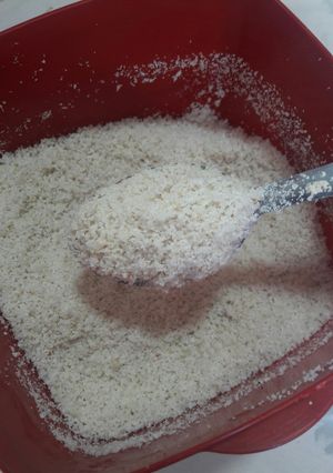 Una foto de Queso rallado vegano/ Rawmesano