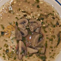 A picture of Mushroom soup.