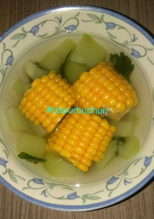 Foto resep Sayur Bening Labu Jaman (Jagung Manis)😂