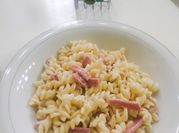 Gambar fusilli cream