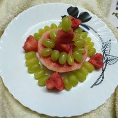 A picture of No Bake Watermelon Cake.