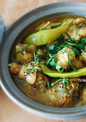 Hình của món GÀ nấu xáo Nghệ An.
