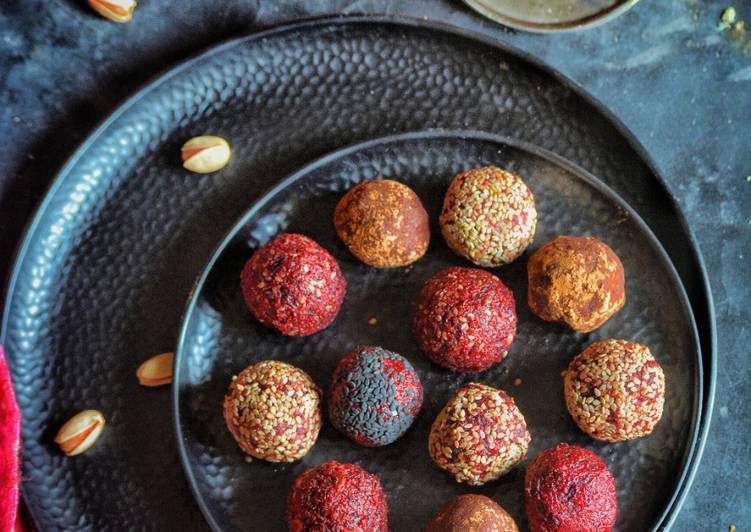 Easiest Way to Prepare Quick Beetroot and Dates Bliss balls