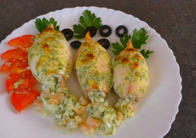 Постные блюда из кальмаров - 35 рецептов с фото пошагово.