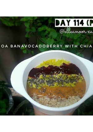 Foto resep MPASI 9 bulan Quinoa Banavocadoberry with chia seeds