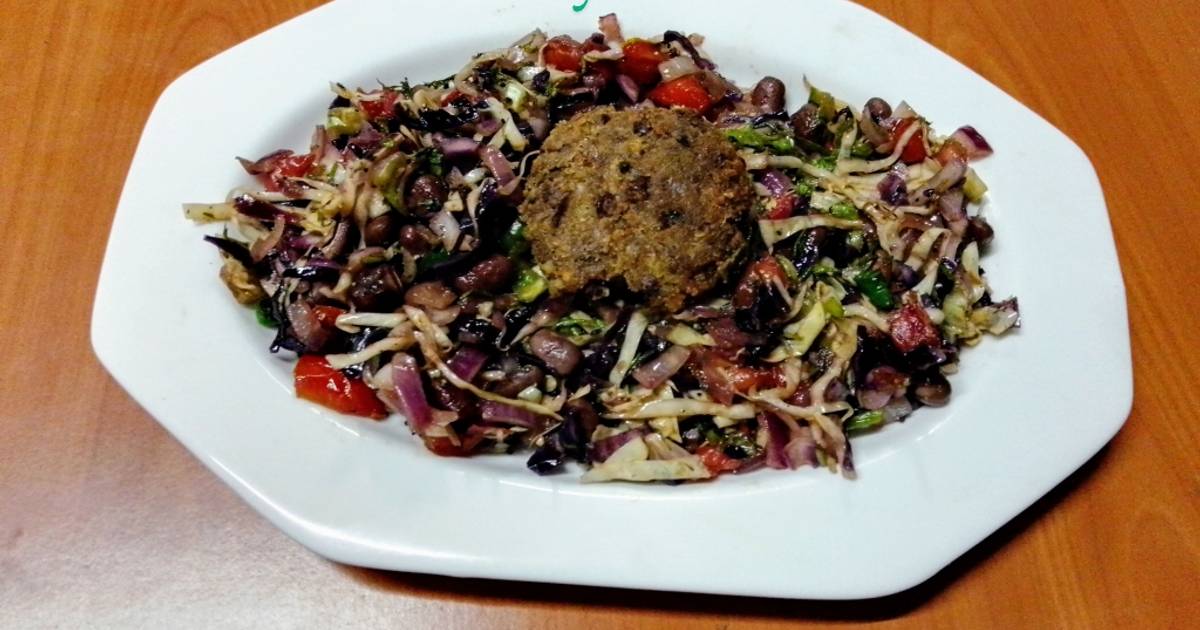 Sauted Red kidney beans salad 🥗 Recipe by Gurpal kaur Ubhi Cookpad