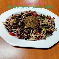Sauted Red kidney beans salad 🥗 A picture of Sauted Red kidney beans salad 🥗.