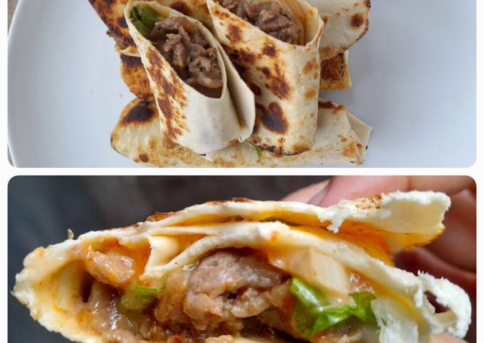 Resep KEBAB Tortilla oleh olive bunda qonita - Cookpad