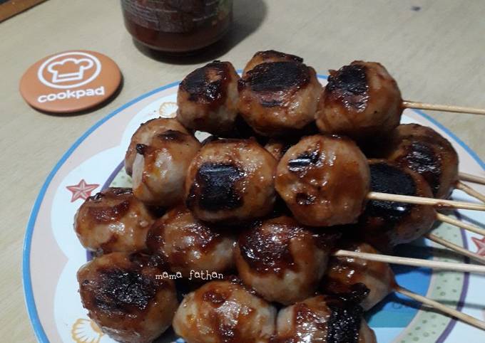 Bakso sapi bakar barbeque