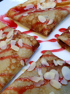 Una foto de Crepes de Chocolate