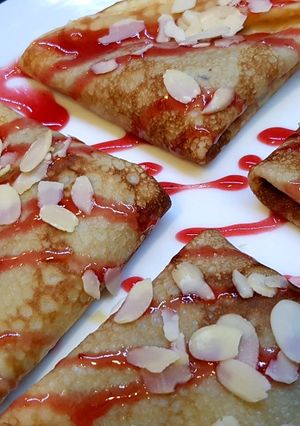 Una foto de Crepes de Chocolate