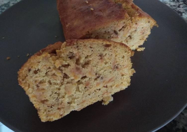 Bizcocho de zanahoria y nueces