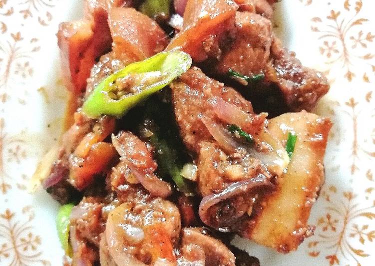 Recipe of Homemade Pork Binagoongan