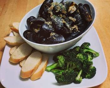 Fresh, Prepare Recipe Zesty Steamed Mussels Home Style