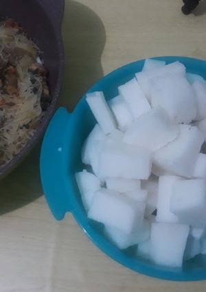 Foto resep Lontong megic com