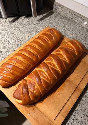 Una foto de Pan de jamón casero