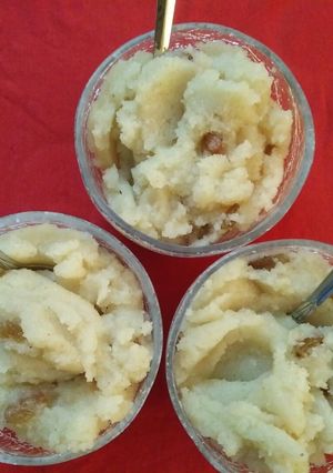 A picture of Sooji Halwa.