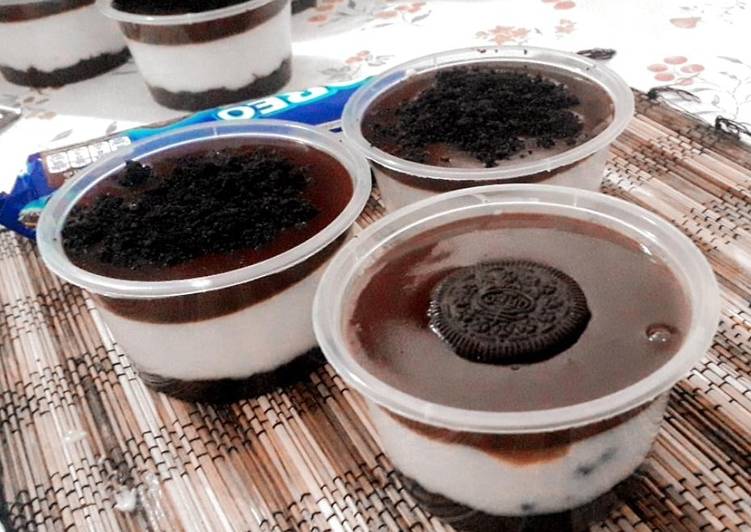 Bahan Oreo chesse desert | Cara Buat Oreo chesse desert Yang Enak dan Simpel