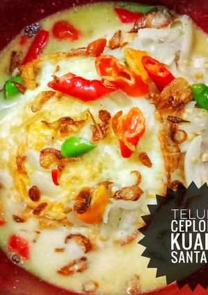 Foto resep Telur Ceplok Kuah Santan