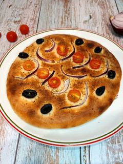 Una foto de Focaccia🍅🧅🇮🇹